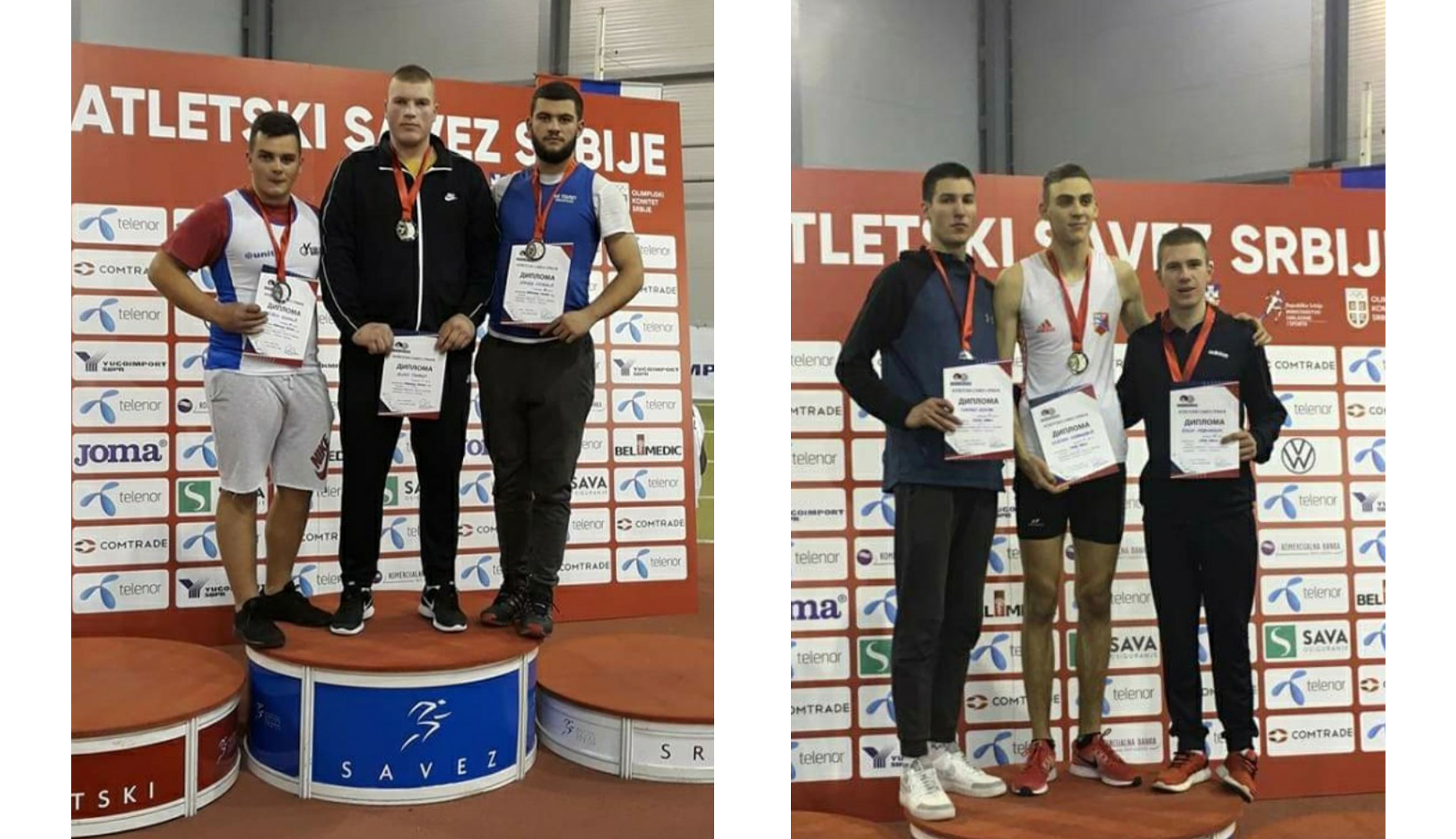 Три медаље за атлетичаре АК „Полет“ из Пријепоља на Првенству Србије