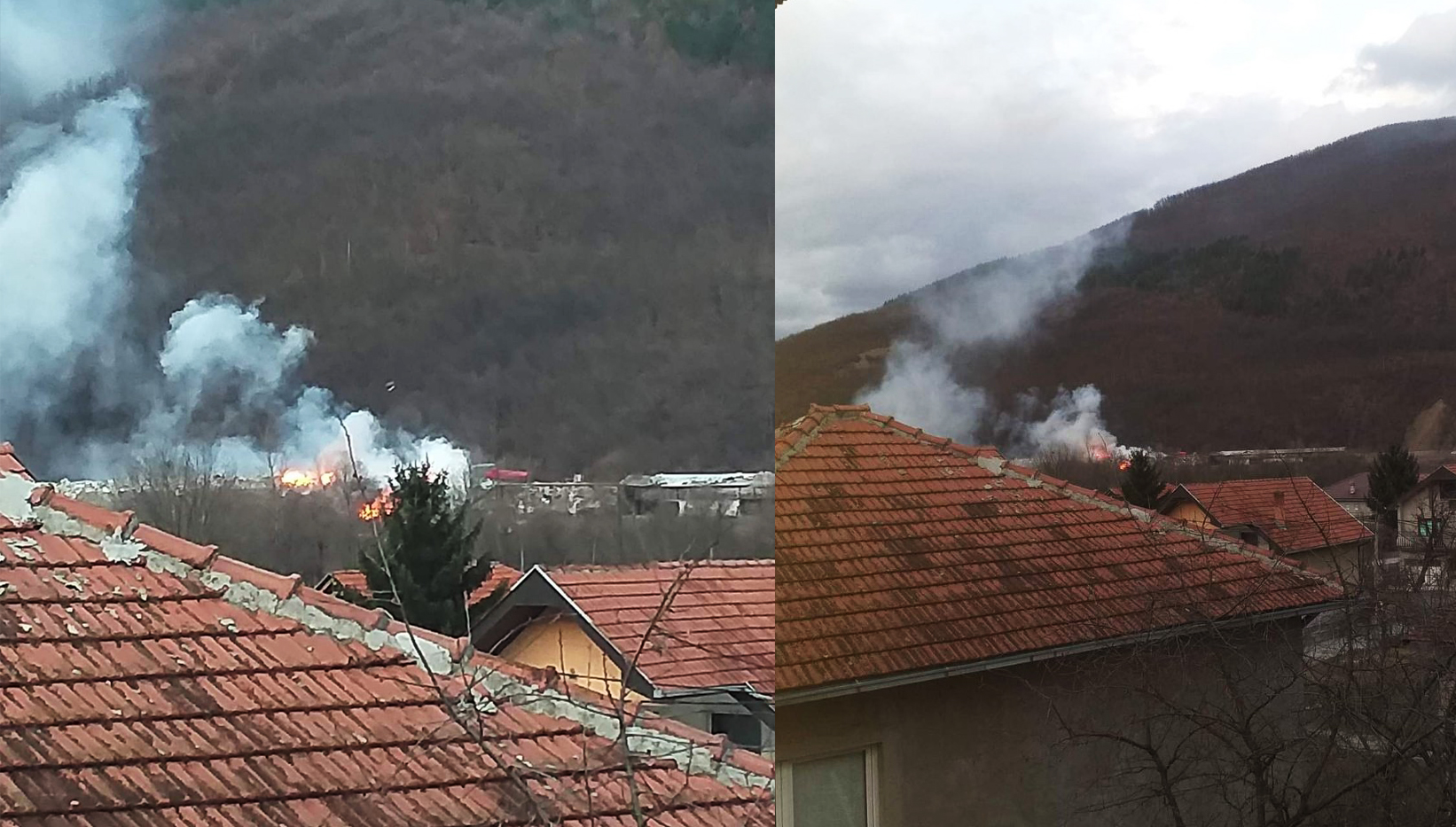 Саниран пожар на депонији Стањевине који је избио у среду око 16 сати