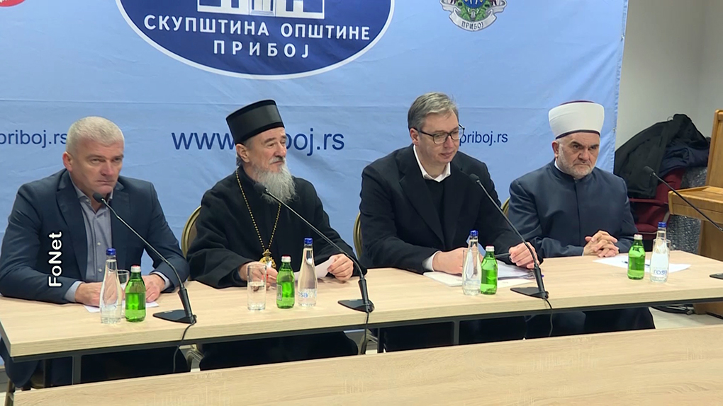 Вучић у Прибоју: Пут до манастира Милешеве до Видовдана