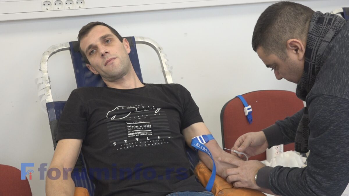 На првој овогодишњој акцији у Пријепољу крв дало16 особа