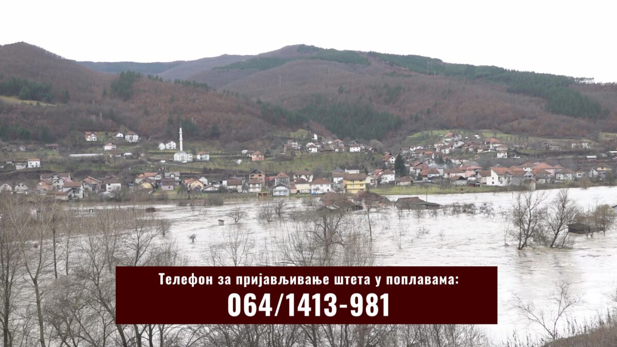Телефон за пријаву штета у поплавама: 064/1413-981