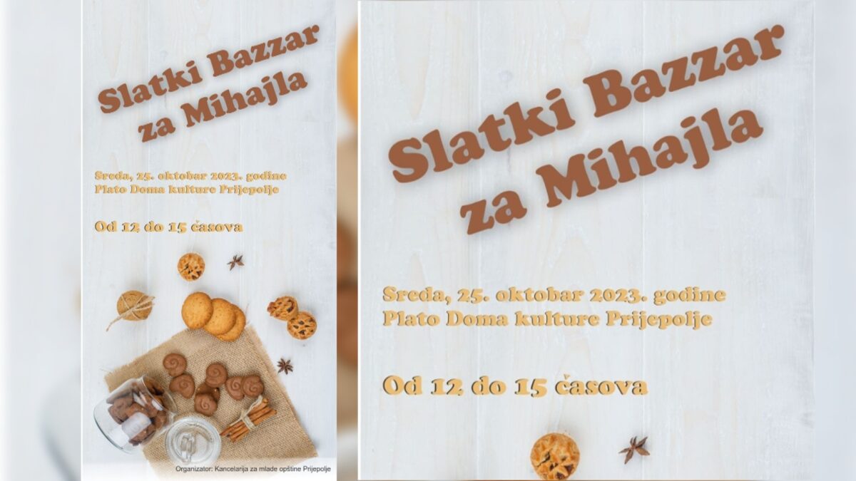 Доласком на Слатки базар помозите лечење Михајла Орешчанина