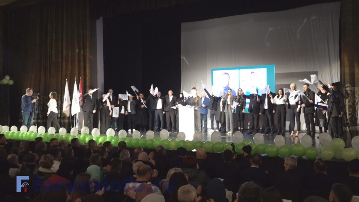 Пријепоље хоће промене, поручено са предизборног скупа Странке правде и помирења