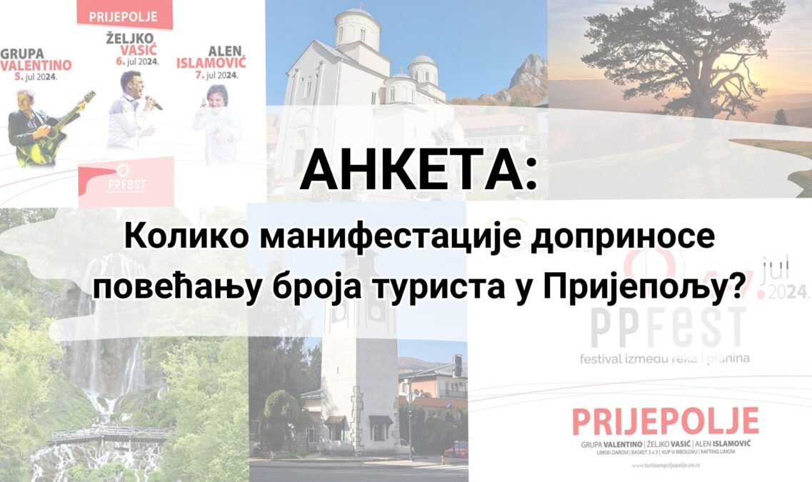 AНКЕТА: Колико манифестације доприносе повећању броја туриста у Пријепољу?