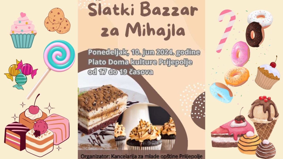 „Слатки базар за Михајла“ у понедељак на платоу Дома културе