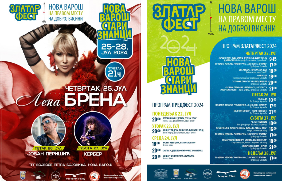 На правом месту, на доброј висини – у четвртак почиње Златарфест у Новој Вароши