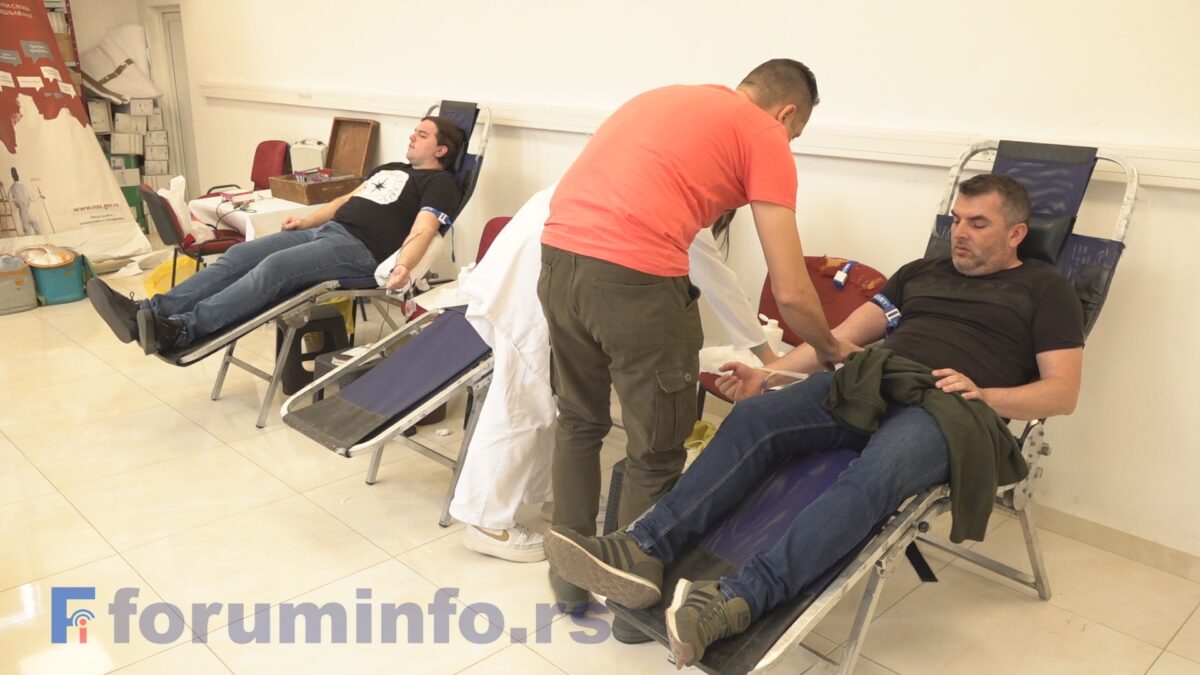 Акцији  добровољног давалаштва крви одазвао се велики број хуманих људи