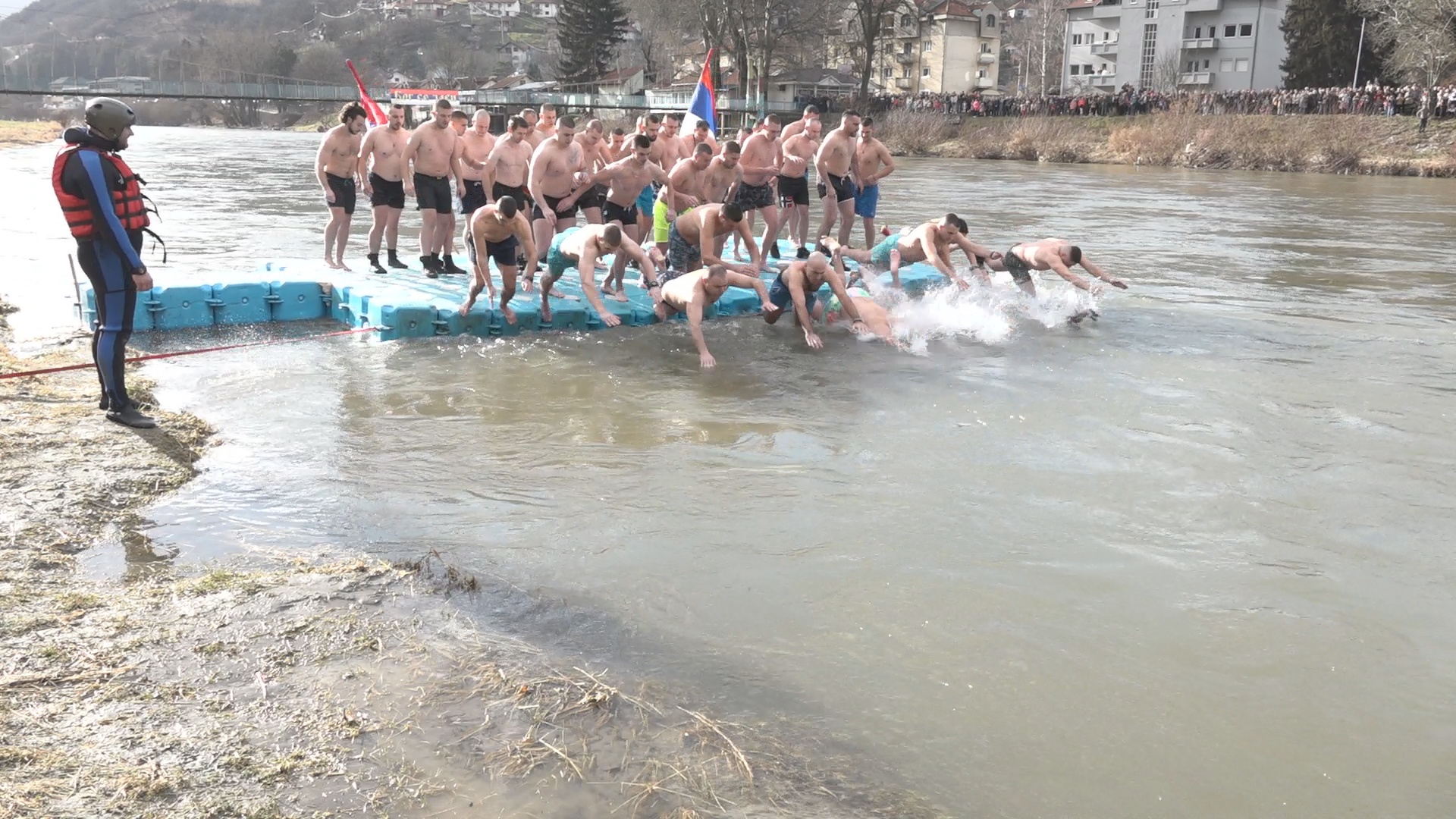 Пливање за Часни крст на Богојављење јубиларни 10. пут у Пријепољу