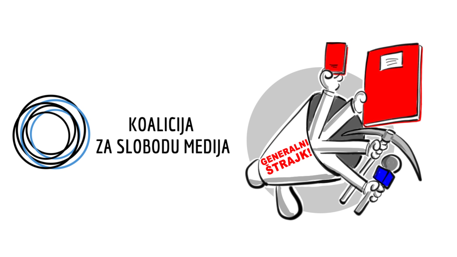 Коалиција за слободу медија подржала генерални штрајк