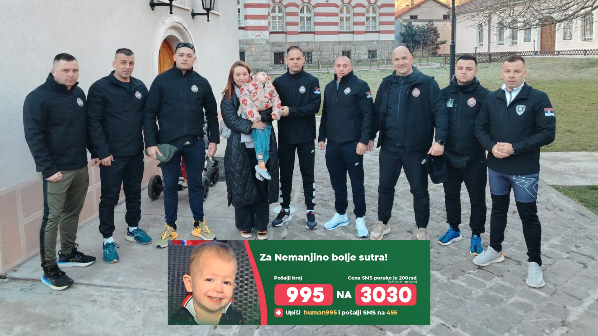 Чувари затвора на новом хуманитарном ходочашћу – ове године за дечака Немању Љутића