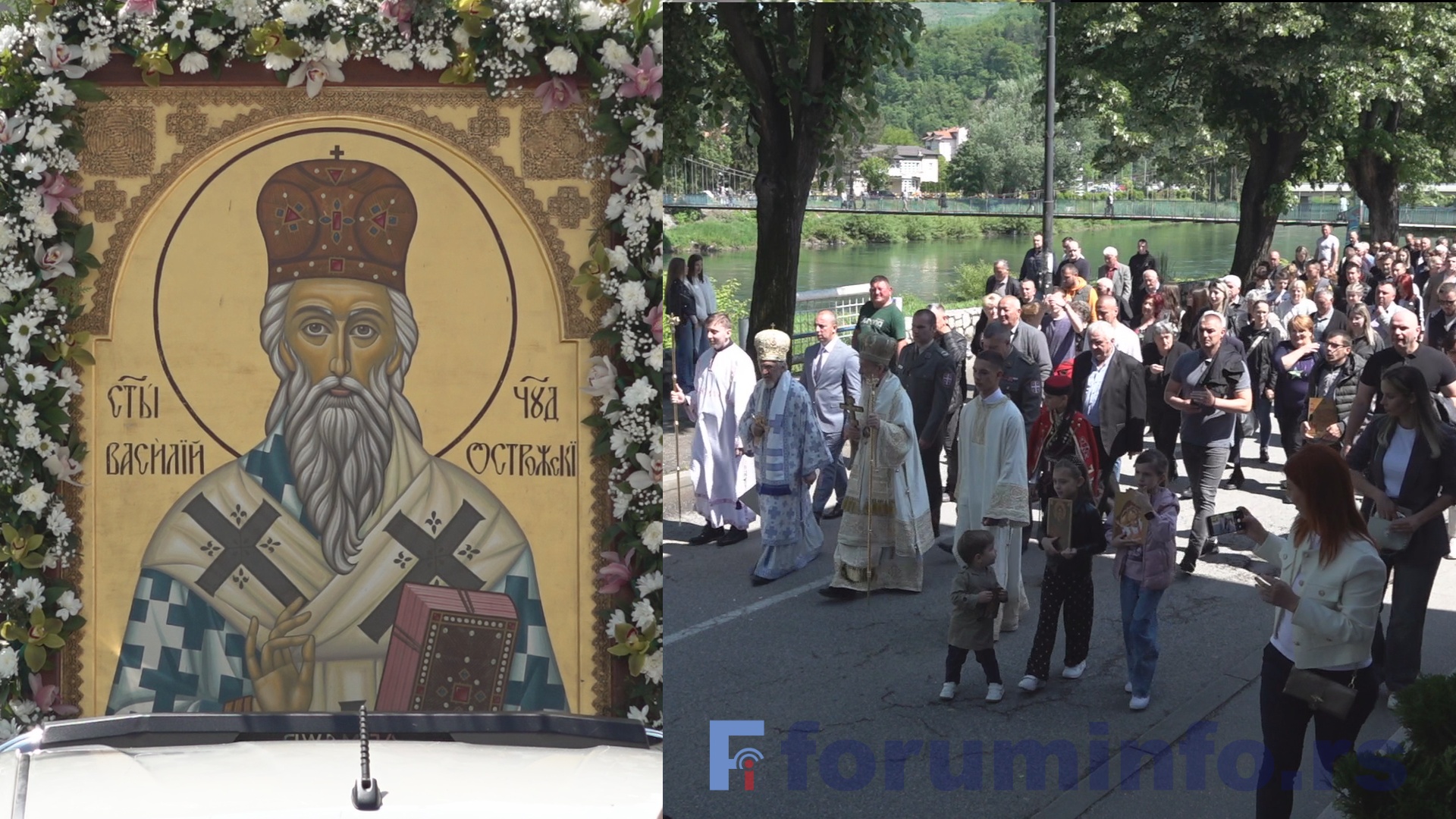 Свети Василије Острошки и ове године спојио време и просторе (ВИДЕО)