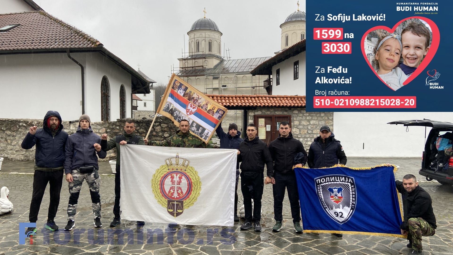 Ходочашће за Софију и Феђу: Након одмора у Милешеви настављен пут ка манастиру Острог (ВИДЕО)