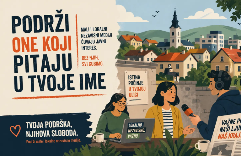 Подржи оне који питају у твоје име: Како помоћи малим и локалним независним медијима у Србији?